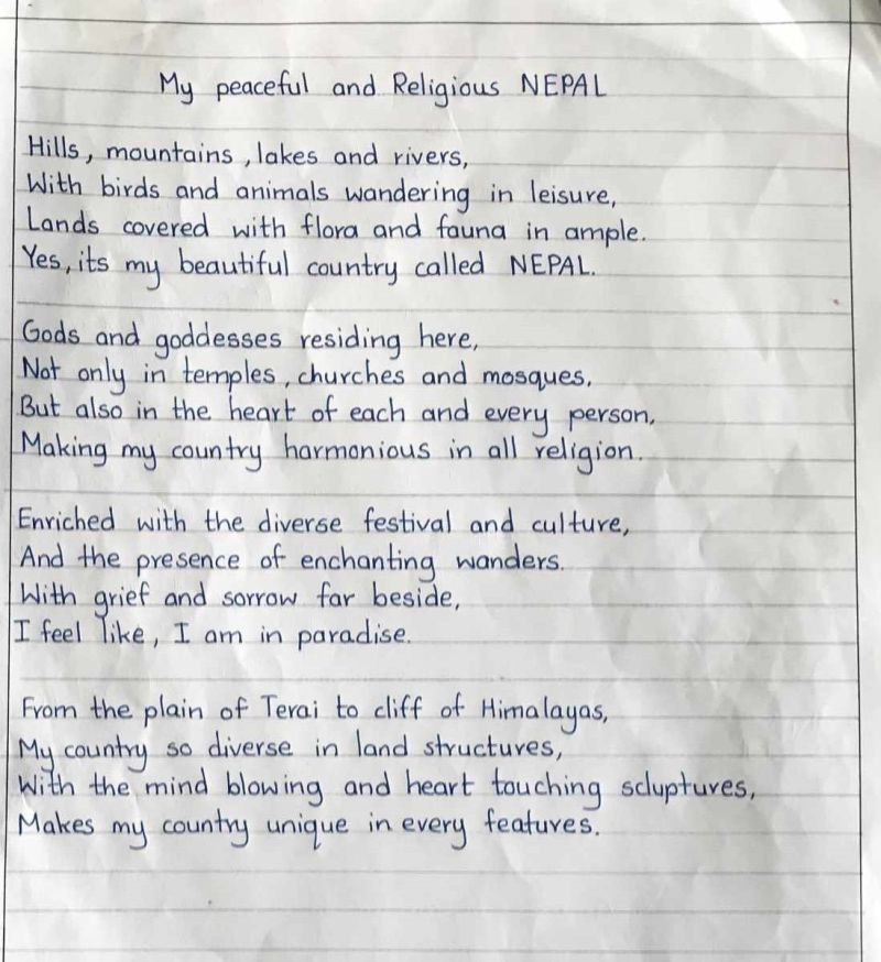 My Peaceful and Religious Nepal