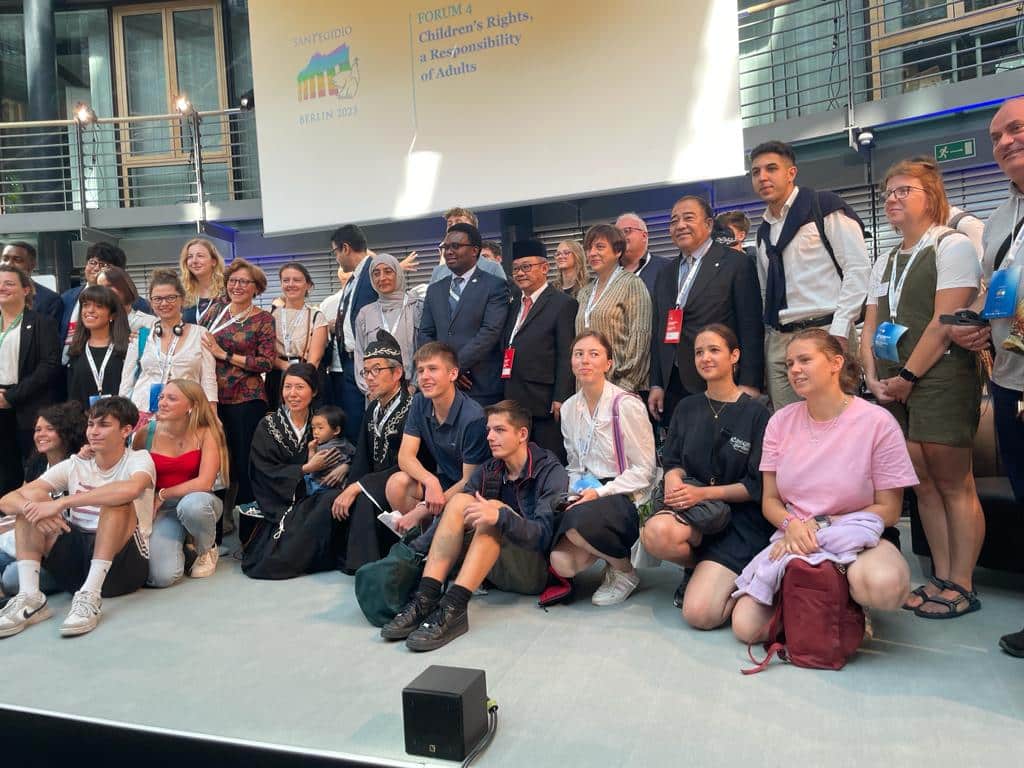 Arigatou International President Promotes Children’s Rights at the International Assembly for Peace, Religions, and Cultures in Dialogue in Berlin Germany